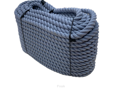 Lina bawełniana szara