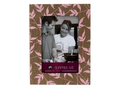 Ramka na zdjęcie PT Falling Leaves orzechowo-różowa