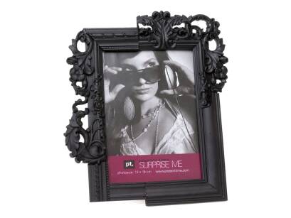 Photo frame Modern Victorian Resin Black Large