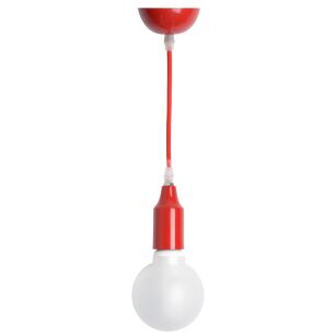 Lampa wisząca czerwona