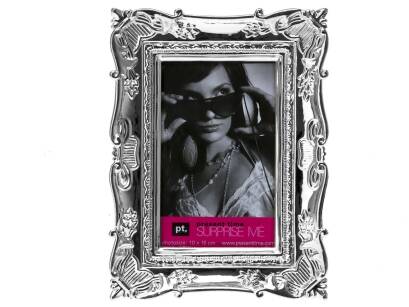 Photo frame CLASSY PLASTIC GLOSSY chromeplated small
