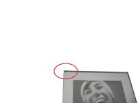 Srebrne podkładki na stół PT z ramkami na zdjęcia - PRZECENA - 2