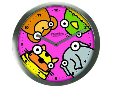 Zegar dziecięcy ścienny KARLSSON Nurdys From The Jungle 50cm!