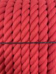 Lina bawełniana czerwona fi 50 mm - 50 metrów - 2