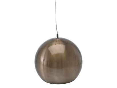 Lampa wisząca LEITMOTIV Belle Ball alu kula przydymiona