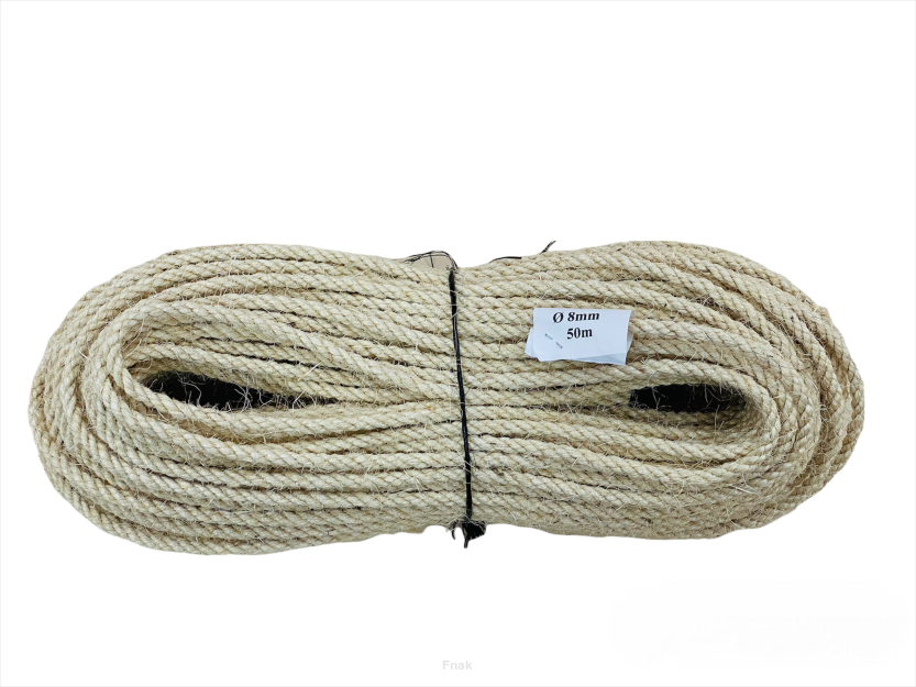Lina sizalowa 8mm - 50 metrów bieżących