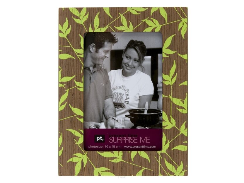 Ramka na zdjęcie PT Falling Leaves orzechowo-zielona