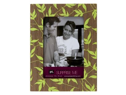 Ramka na zdjęcie PT Falling Leaves orzechowo-zielona