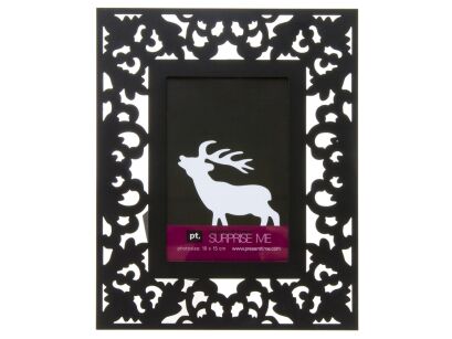 Ramka na zdjęcie PT Silhouette Fantasy czarna średnia