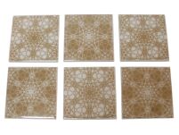 Podkładki na stół WANTED Flower Web ceramiczne - 2