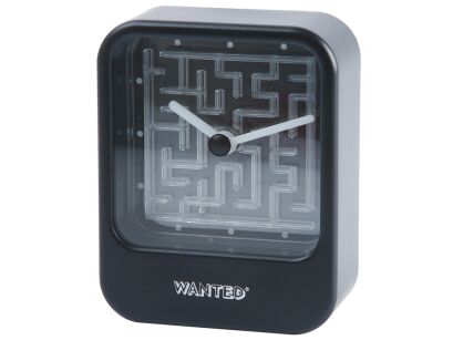 Zegar biurkowy Time To Get Lost czarny WANTED