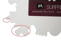 Ramka na zdjęcie PT Silhouette Deer biała - PRZECENA - 2