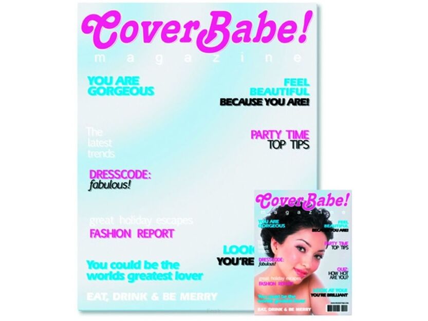 Lustro dekoracyjne WANTED Magazine Cover CoverBabe